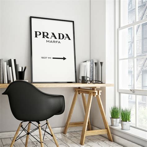 Quadro Prada Marfa con Cornice 